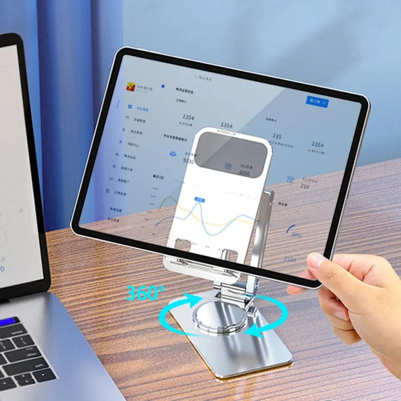 Suporte CadPro+360° Celulares, Smartphones e Tablets- Giratório, Ajustável e Dobrável